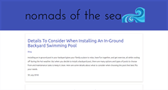 Desktop Screenshot of nomadsofthesea.com